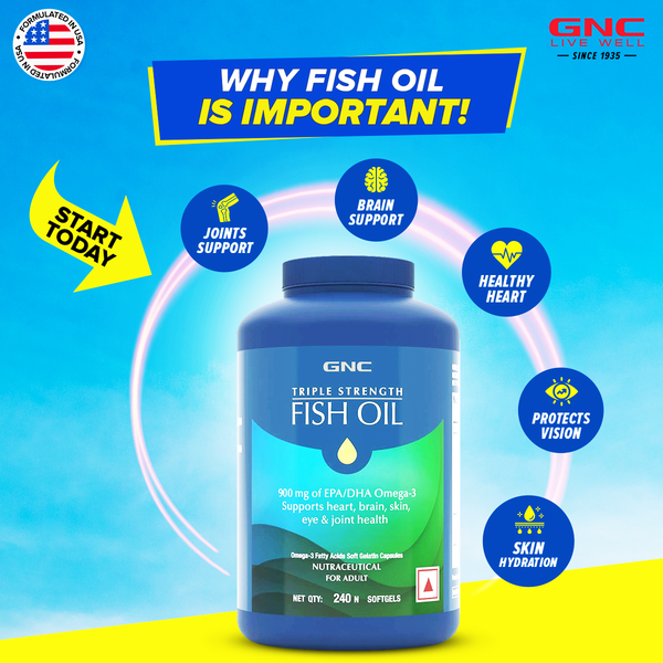 GNC Triple Strength Fish Oil