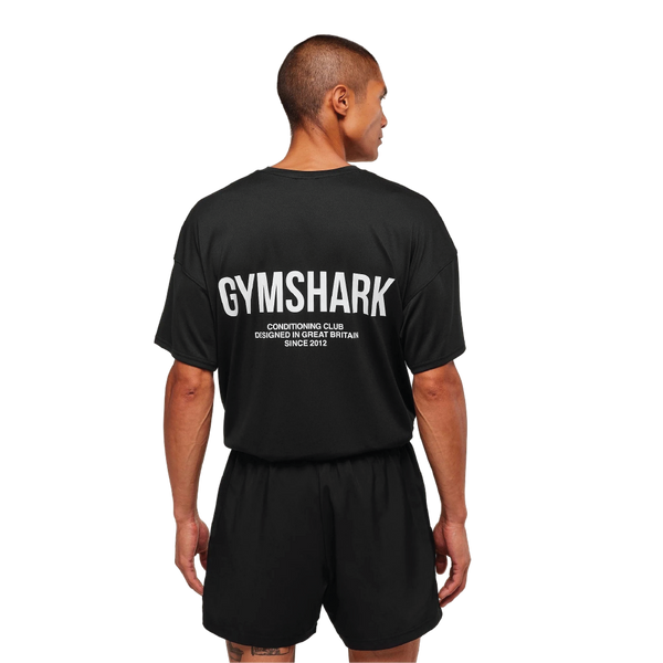 Gymshark Conditioning Club Oversized T-Shirt Black