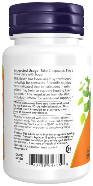 Milk Thistle Extract 150 mg Silymarin (120 mg) Veg Capsules