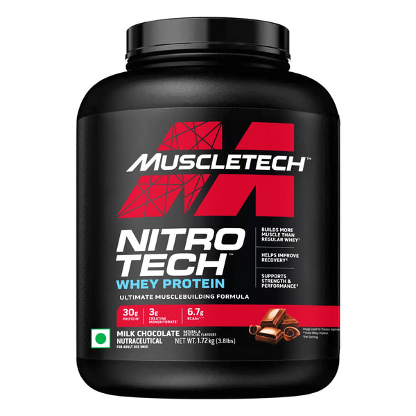 MuscleTech Nitro-Tech Whey Protein, 1.72kg (3.8lbs)