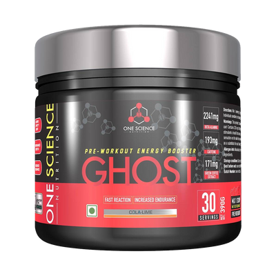 One Science Ghost Pre Workout, 390 g (0.85 lb), Cola Lime
