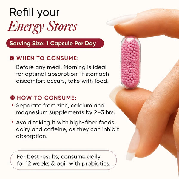 Liposomal Iron Complex |Pack of 60 Capsules