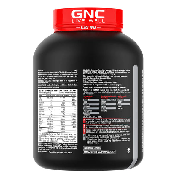 Gold Series 100% Whey Protein Advanced 4 lbs