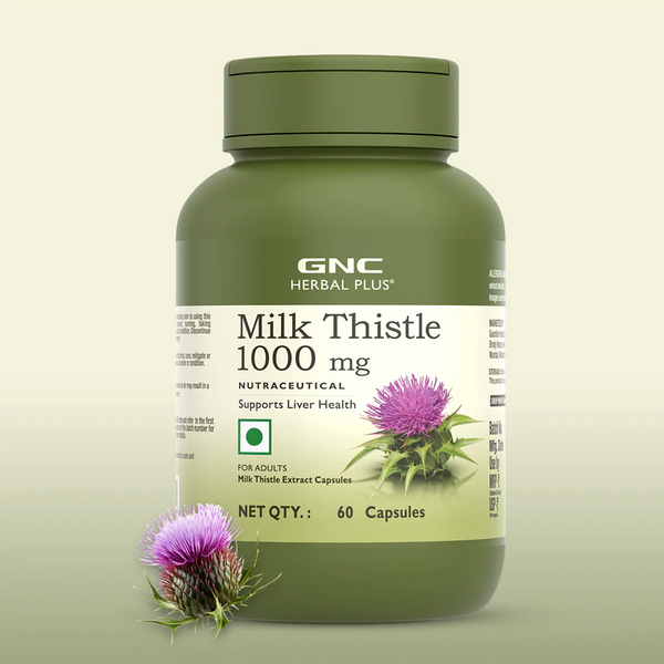 Herbal Plus Milk Thistle 1000mg Caps 1x60