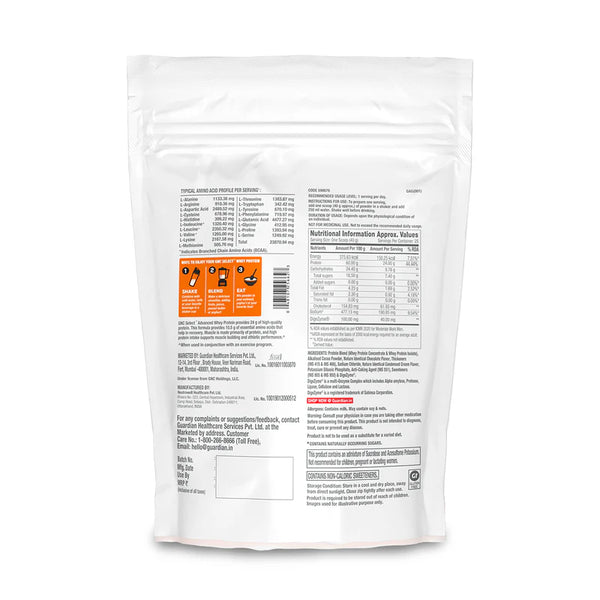 GNC SELECT ADVANCED WHEY