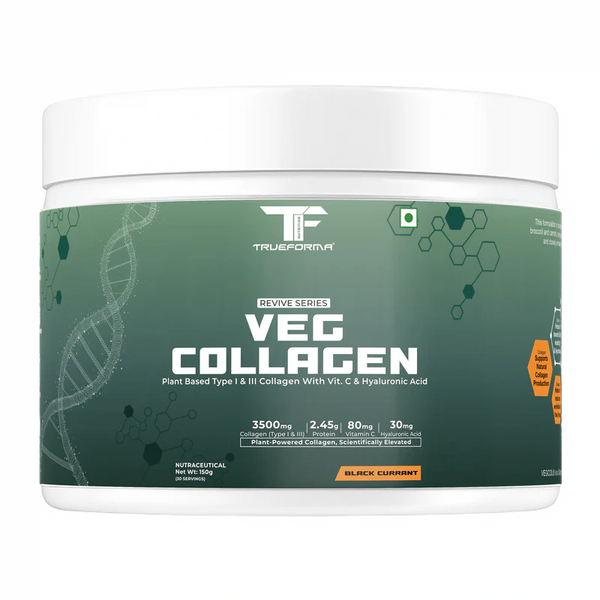 Trueforma® Veg Collagen with Type I & Type III With Vitamin C & Hyaluronic Acid | 30 Servings