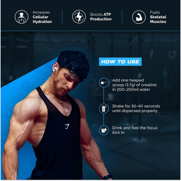 Wellcore - Pure Micronised Creatine Monohydrate (122g, 33 Servings) Tropical Tango