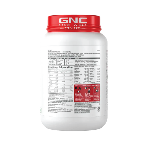 GNC Pro Performance 100% Whey |Chocolate Supreme| 907g