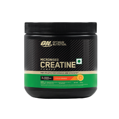 Optimum Nutrition (ON) Micronized Creatine Powder - 250g, Citrus Orange