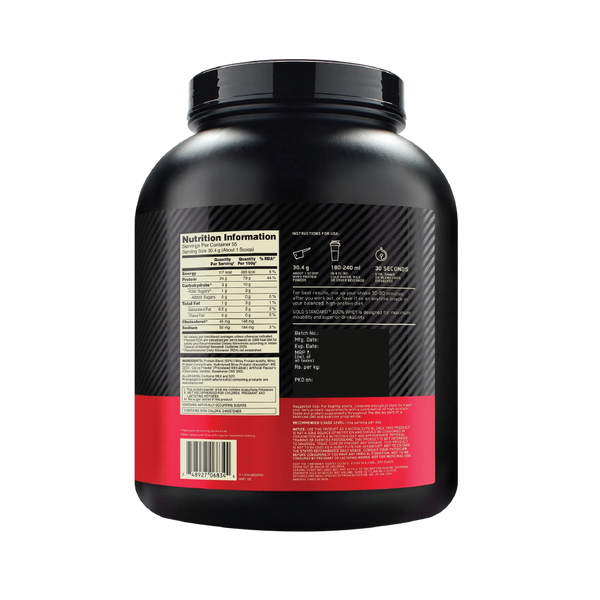Gold Standard 100% Whey Protein Powder | Double Rich Chocolate | 1.7 kg