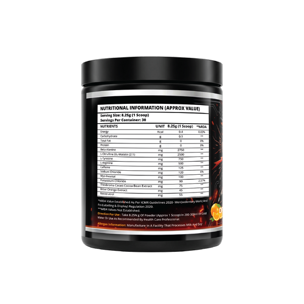 Peakcourage Nutrition Skull Rrage X