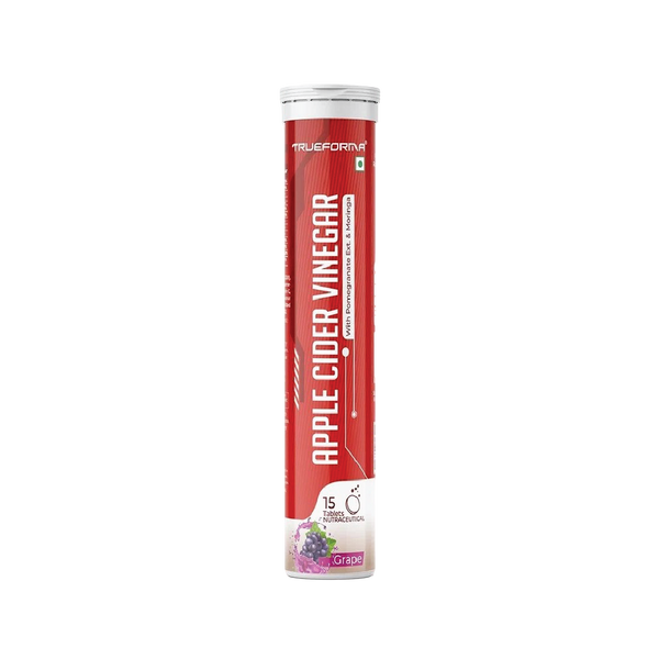 Trueforma® Apple Cider Vinegar with Pomegranate Extract & Moringa | Effervescent Tablets