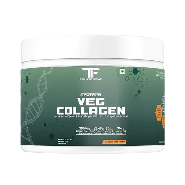 Trueforma® Veg Collagen with Type I & Type III With Vitamin C & Hyaluronic Acid | 30 Servings