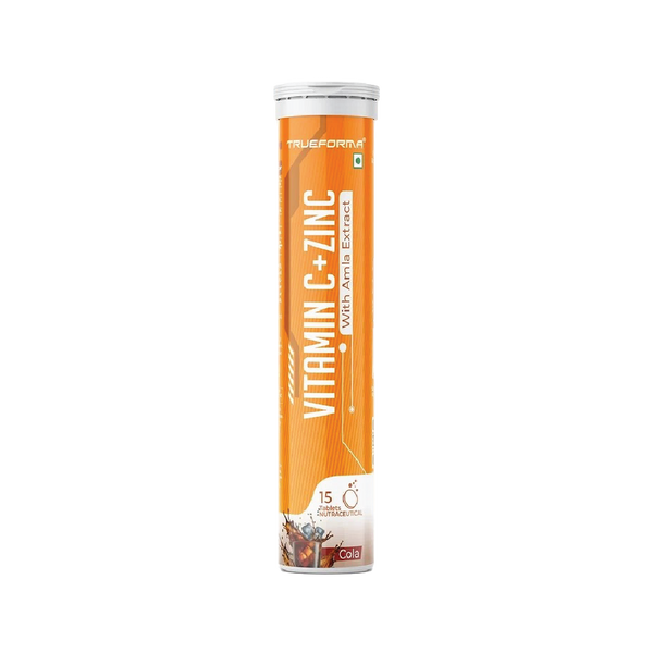 Trueforma® Vitamin C & Zinc with Amla Extract | Effervescent Tablets