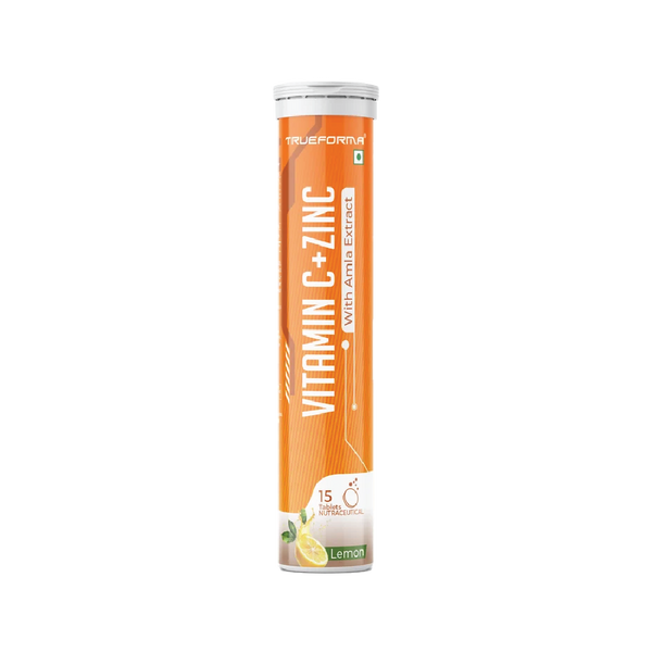 Trueforma® Vitamin C & Zinc with Amla Extract | Effervescent Tablets