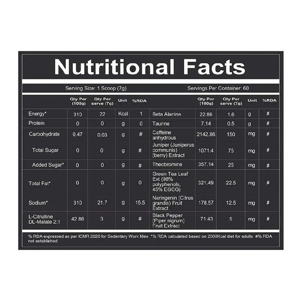 Redcon1 Total War PreWorkout - Sour Peach Rings, 60 Servings