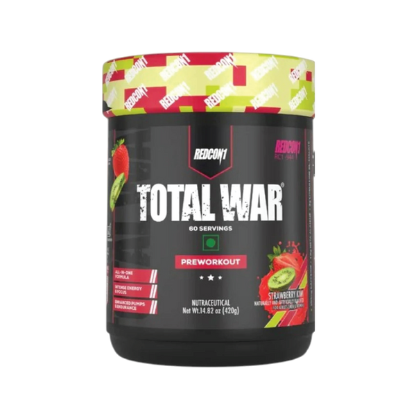 Redcon1 Total War PreWorkout - Sour Peach Rings, 60 Servings