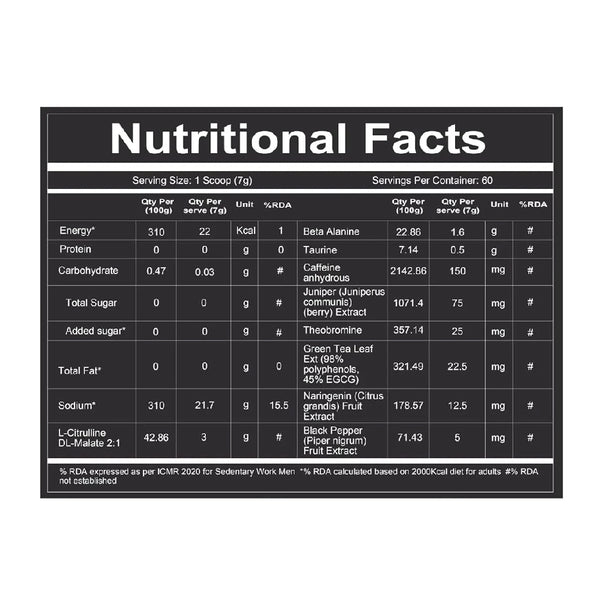Redcon1 Total War PreWorkout - Sour Peach Rings, 60 Servings