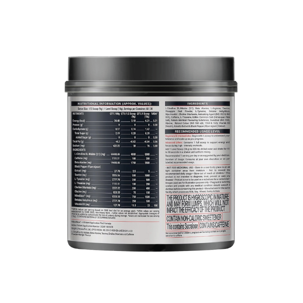 MuscleBlaze Pre Workout WrathX