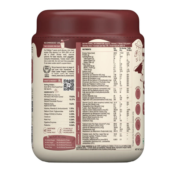 Kids Superfuel | Milk Chocolate | Nutrition Mix