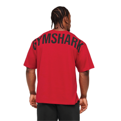 Gymshark Power T-Shirt - Conditioning Red
