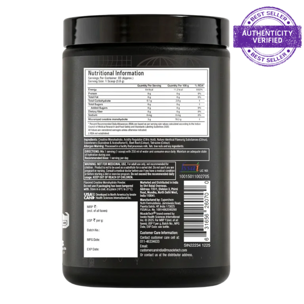 Muscletech™ Platinum Creatine Monohydrate Creatine, Muscle Building
