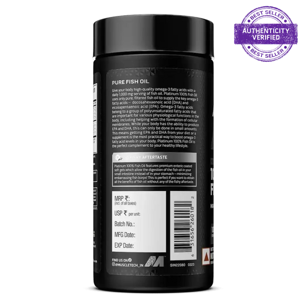 Muscletech™ Platinum Omega Fish Oil
