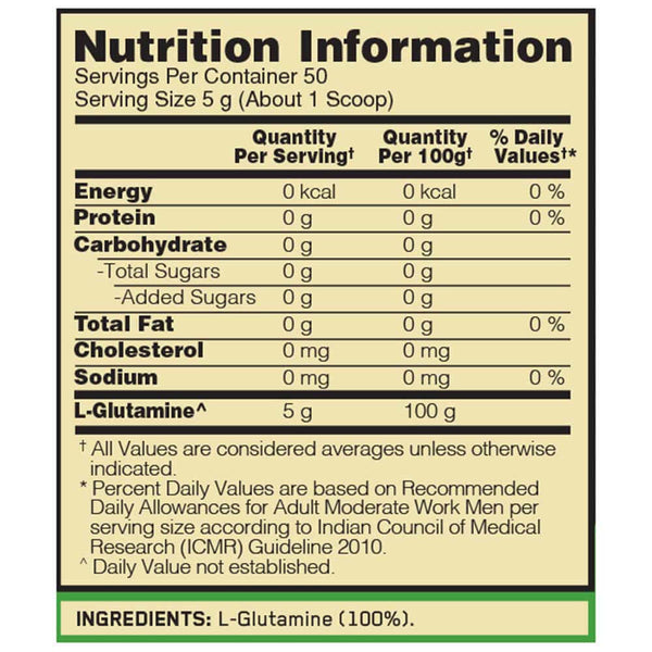 ON (Optimum Nutrition) Glutamine Powder