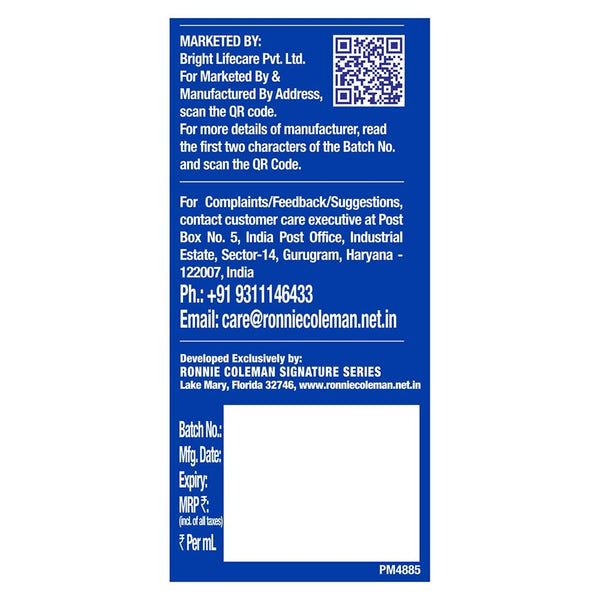 Ronnie Coleman L-Carnitine XS 3000 mg Liquid 465 ml Orange Smash
