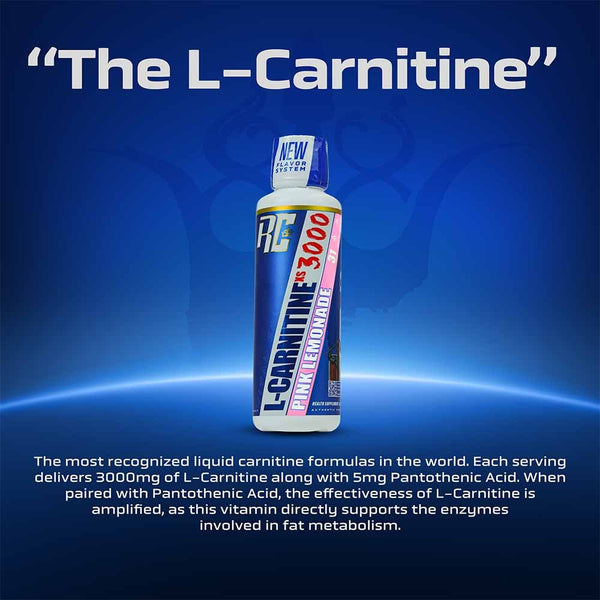 Ronnie Coleman L-Carnitine XS 3000 mg Liquid 465 ml Pink Lemonade