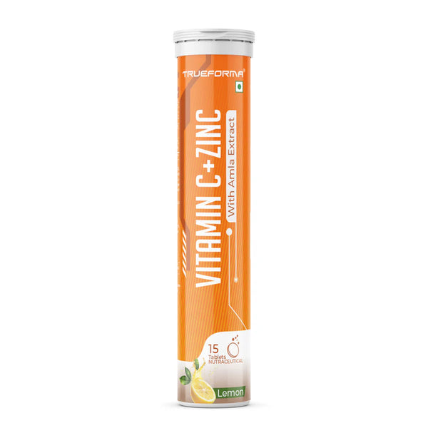 Trueforma® Vitamin C & Zinc with Amla Extract | Effervescent Tablets