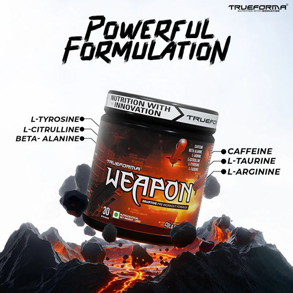 Trueforma® Weapon: Pre-Workout Formula for Energy & Focus