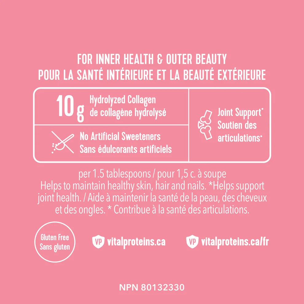Vital Proteins Beauty Collagen (Strawberry Lemon, Canister) : Strawberry Lemon, Canister - Powder