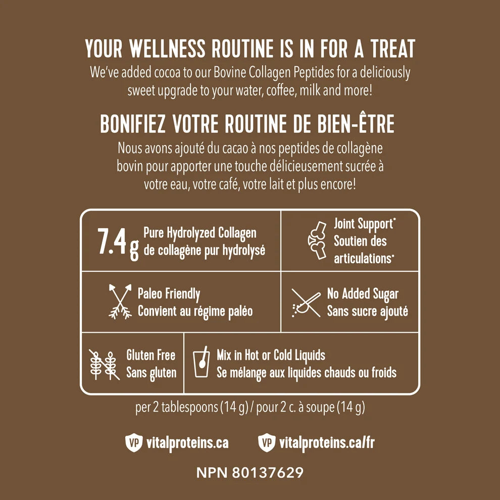 Chocolate Collagen Peptides 275g - Chocolate
