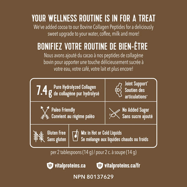Chocolate Collagen Peptides 275g - Chocolate