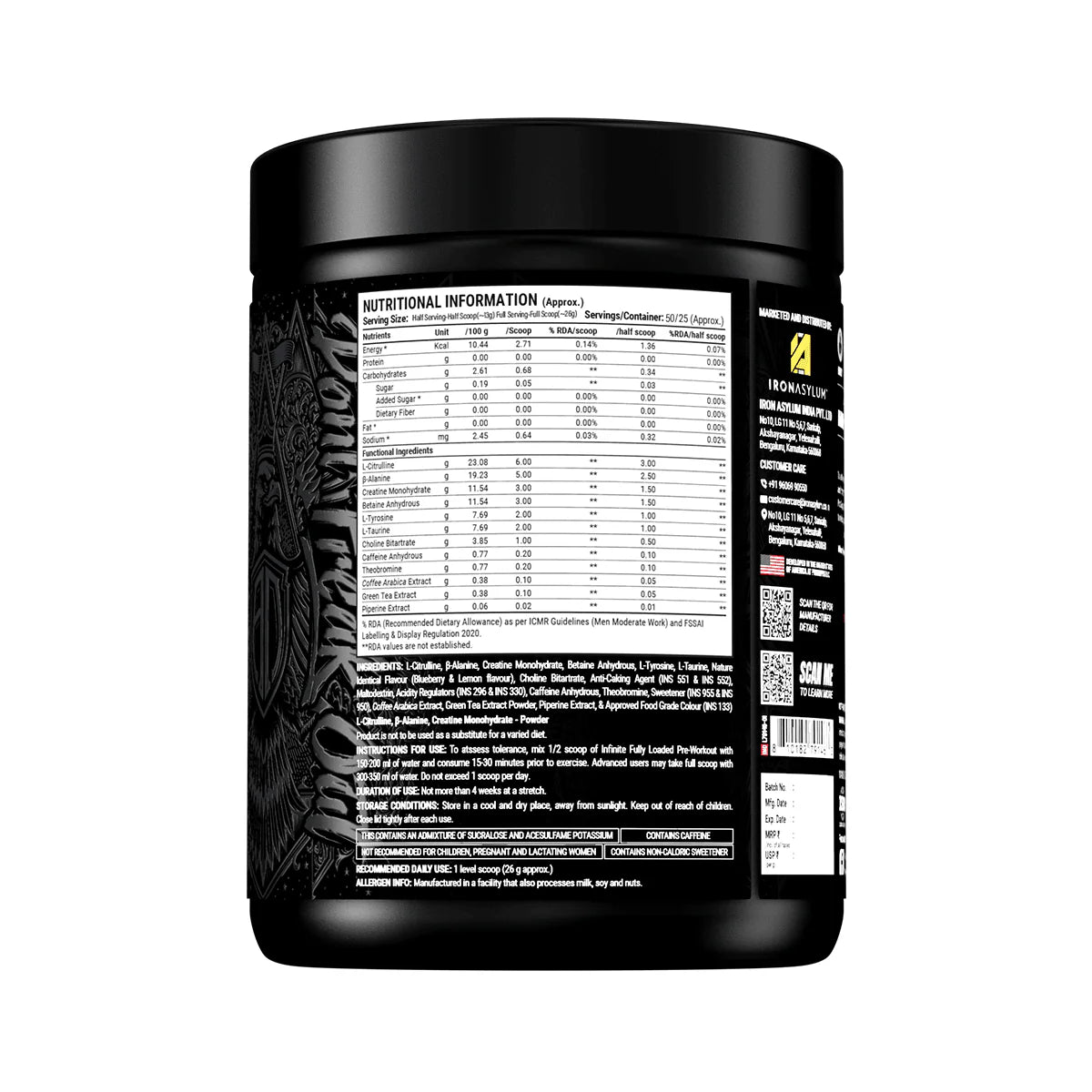 Prosupps Hyde Infinite Pre Workout