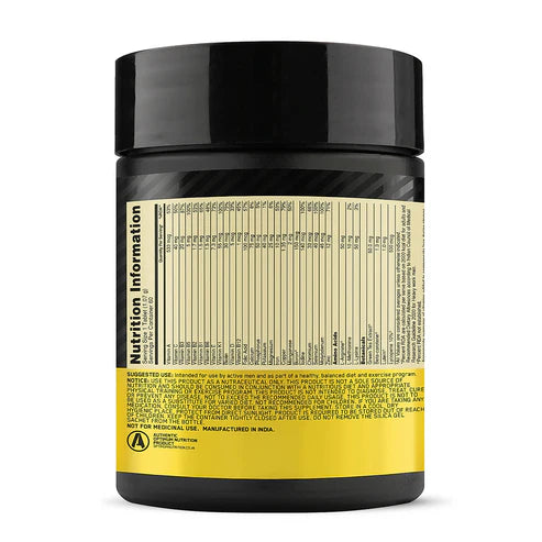 Multivitamin for MEN- 60 Tablets, 26 Vitamins & Minerals, Amino Acids & Anti-Oxidants