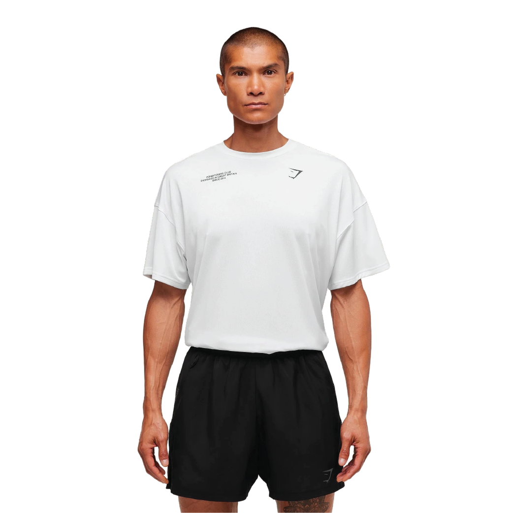 Gymshark Conditioning Club Oversized T-Shirt White