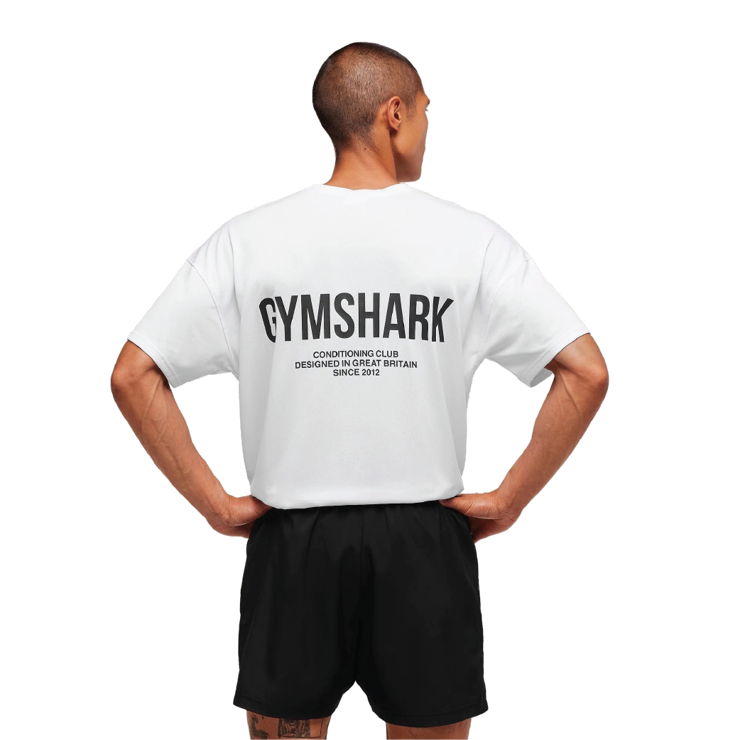 Gymshark Conditioning Club Oversized T-Shirt White