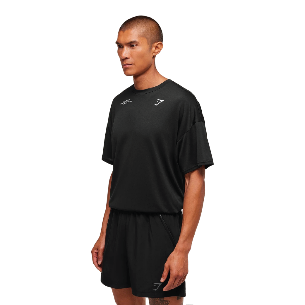 Gymshark Conditioning Club Oversized T-Shirt Black