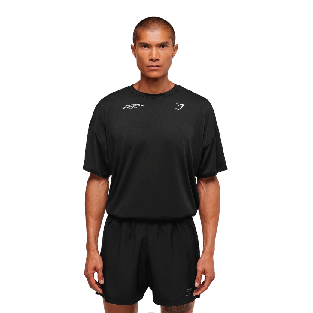 Gymshark Conditioning Club Oversized T-Shirt Black