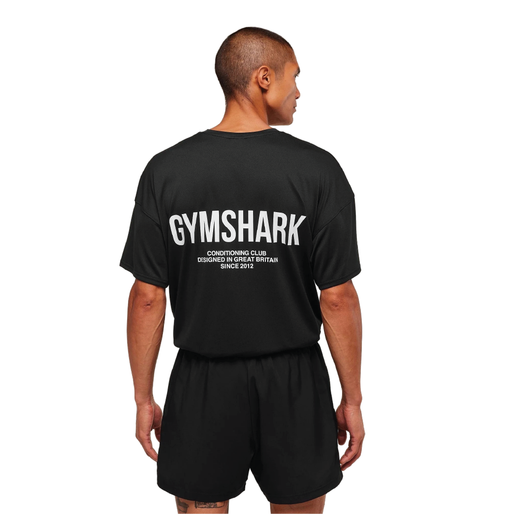 Gymshark Conditioning Club Oversized T-Shirt Black