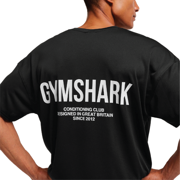 Gymshark Conditioning Club Oversized T-Shirt Black