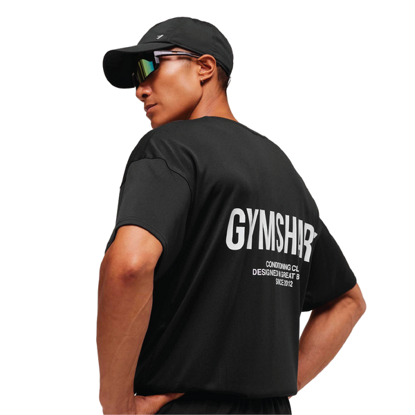 Gymshark Conditioning Club Oversized T-Shirt Black