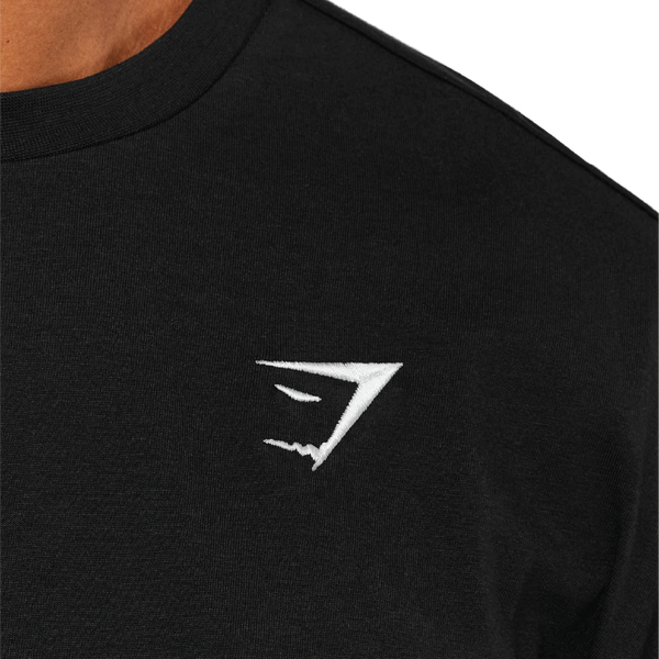 Gymshark Crest Oversized T-Shirt - GS Black