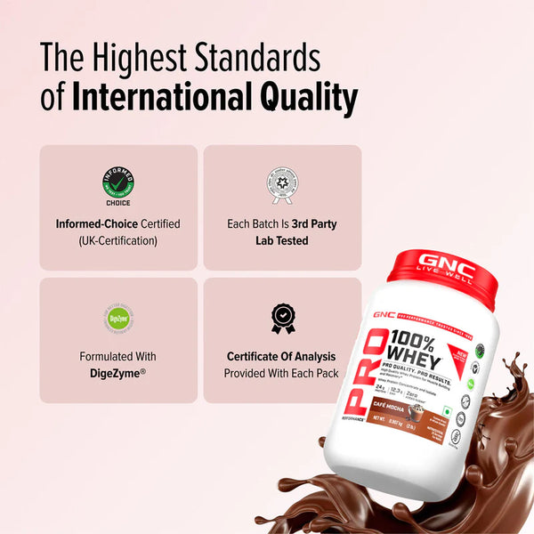 GNC Pro Performance 100% Whey |Chocolate Fudge| 907g