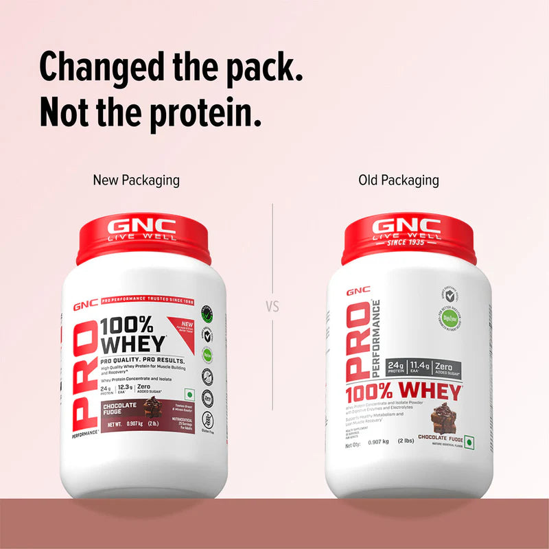 GNC Pro Performance 100% Whey |Chocolate Fudge| 907g