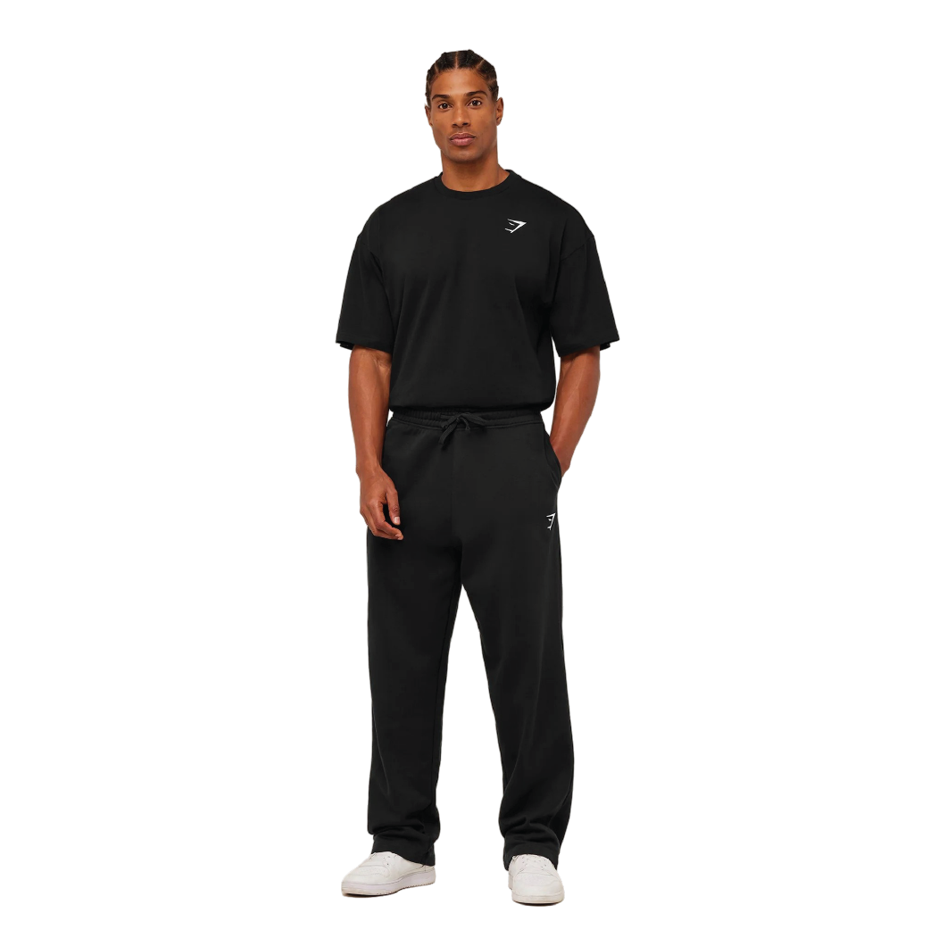 Gymshark Crest Oversized T-Shirt - GS Black