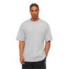 Gymshark Crest Oversized T-Shirt - Light Grey