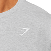 Gymshark Crest Oversized T-Shirt - Light Grey